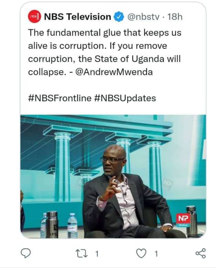 stop corruption in Uganda